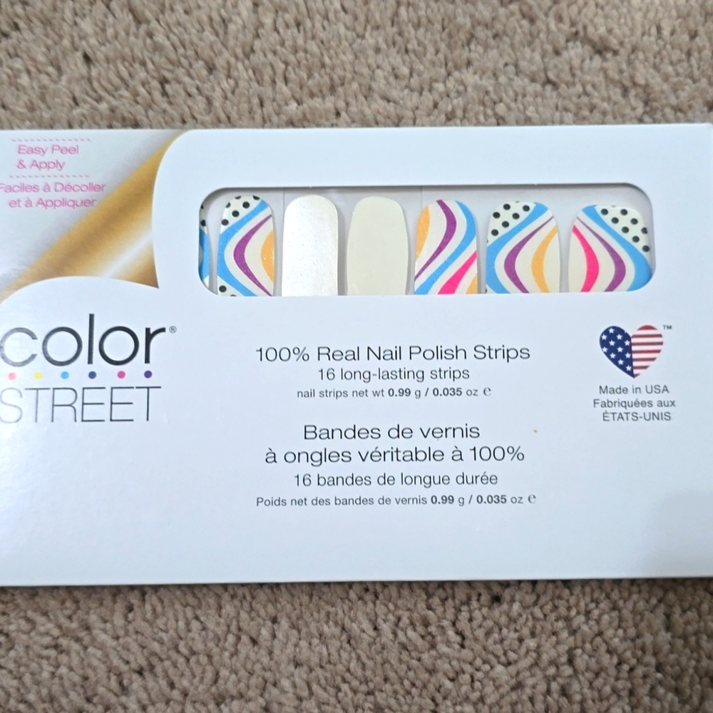 Color Street COOL BEANS Press On Nails 100% Real Polish